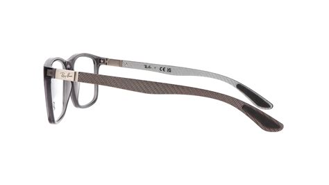 Lunettes De Vue Ray Ban Rx Transparent Grey En Stock