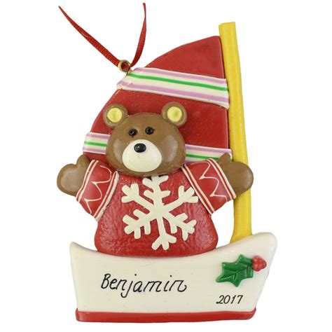 Sailor Bear Personalized Holiday Ornament Calliope