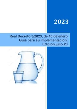 Gu A De Sanidad Para La Implementaci N Del Rd Sobre Calidad Del