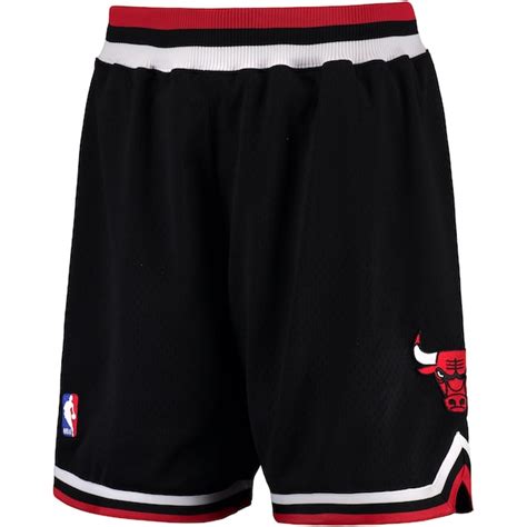 Mens Chicago Bulls Mitchell And Ness Black Authentic Shorts Nba Store