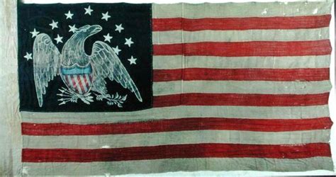 American Flag used during the Battle of Virginia in 1781 : r/vexillology