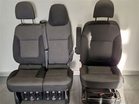 KOMPLET FOTELI FOTELE RENAULT TRAFIC III 2 1 KOMPLET FOTELI TRAFIC III