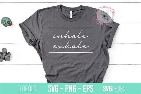 Inhale Exhale Svg Print Inhale Svg Exhale Svg Yoga Breathe Etsy Finland