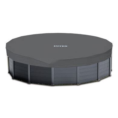 Piscine Tubulaire Intex Graphite Ronde M Oogarden