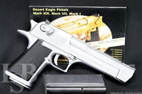 Magnum Research IMI Desert Eagle MK XIX Mark 19 50 AE Hard Chrome