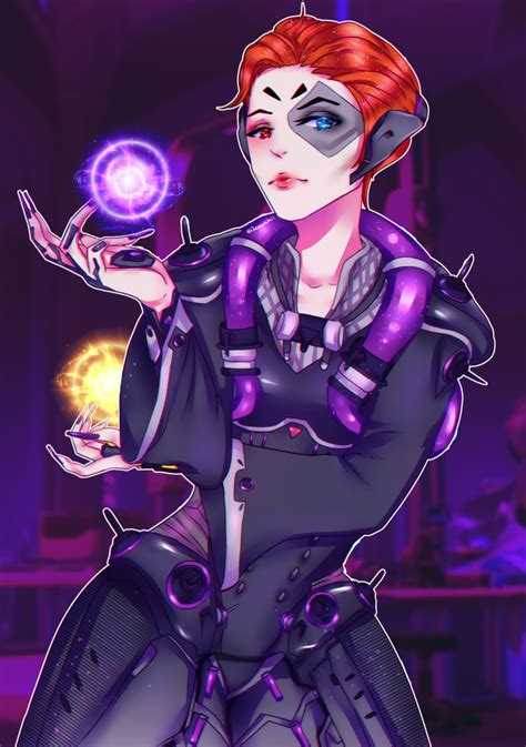 Overwatch Moira Fanart by Remuchii