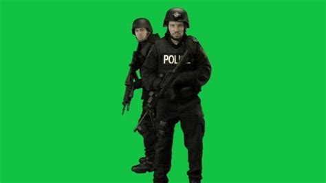 Swat Members Full Uniform Advancing Stock Footage Video (100% Royalty ...