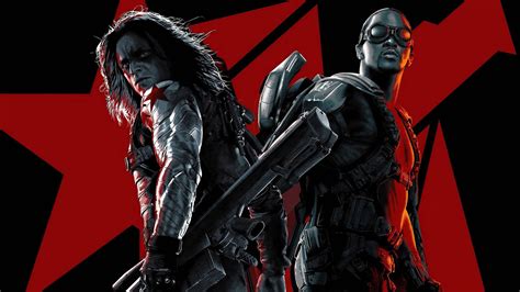 Download Comic Art Winter Soldier And Falcon Wallpaper