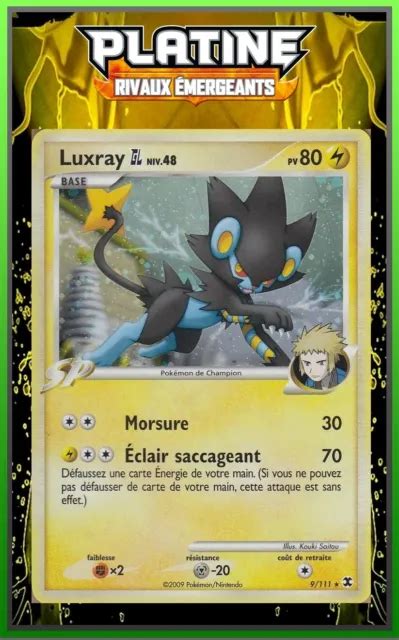 Luxray Gl Holo Platine Rivaux Mergeants Carte Pok Mon Fr