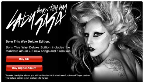 Kremererin Lady Gaga Born This Way Deluxe Edition