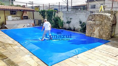 Lona Azul Para Piscina X Pvc Vinil Micras X Lonazul