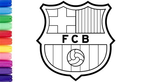 Fc Barcelona Logo Coloring Pages