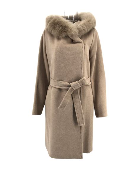 Max Mara Hooded Lace Up Coat In Nude ModeSens