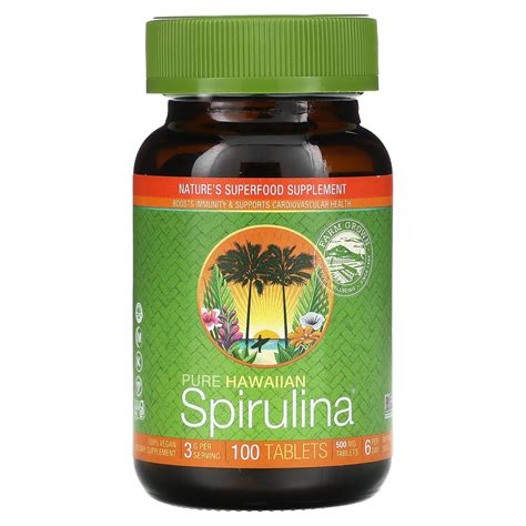 Nutrex Hawaii Pure Hawaiian Spirulina Mg Tablets