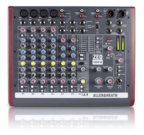 Allen Heath Zed Fx Channel Live Recording Mixer With Usb Fx