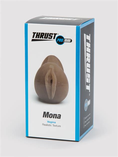 Handheld Masturbators Thrust Pro Mini Mona Realistic Pocket Pussy