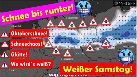 Schneechaos am Samstag HIER geht Post ab über 10 cm Neuschnee und