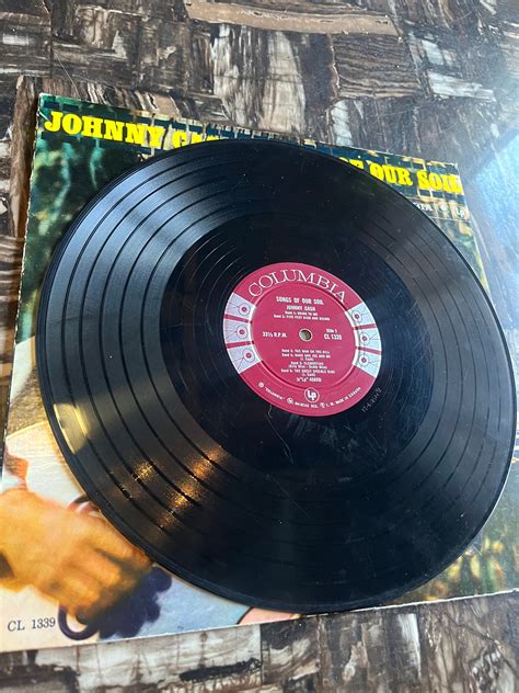 Vintage Johnny Cash Vinyl Record Etsy