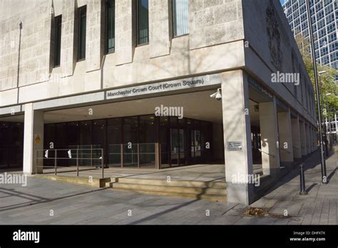 Manchester Crown Court In Crown Square Manchester Stock Photo Alamy