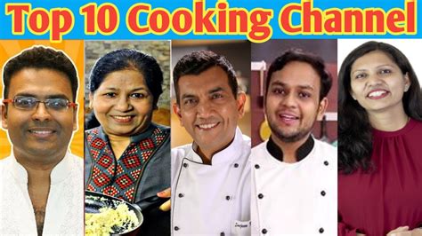 Top 10 cooking channel in India | top 10 coonkig channel | top 10 you ...