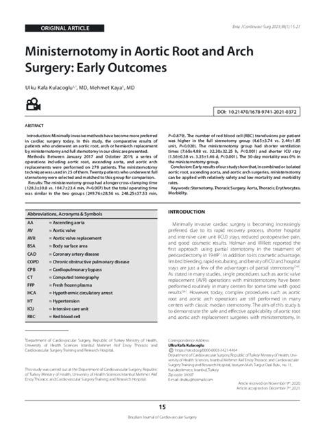 Fillable Online Outcomes Of Aortic Root Replacement In Patients With Marfan Fax Email Print