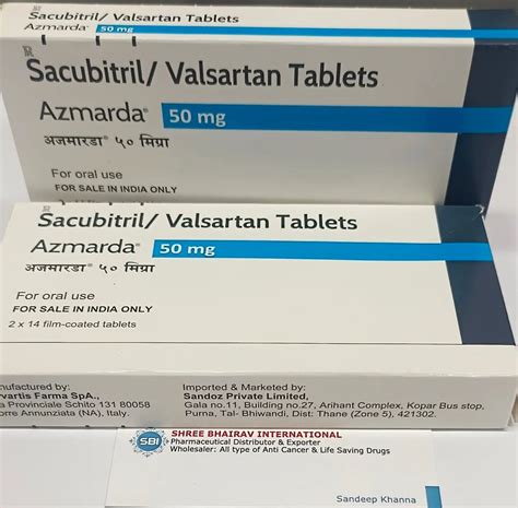 Azmarda Tablet Mg Sacubitril Mg Valsartan Mg At Best