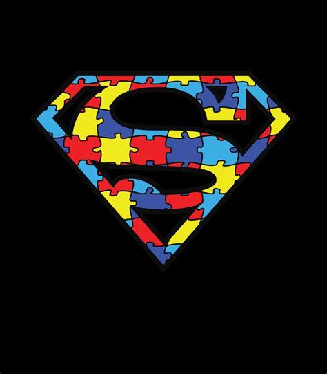 Superman Autism Svg And Cut Files For Crafters Digital Etsy