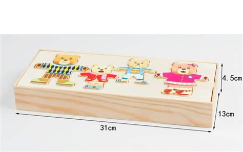 Puzzle Animaux En Bois Pi Ces Enfant World