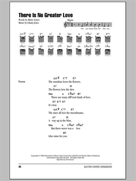 There Is No Greater Love by Isham Jones - Guitar Chords/Lyrics - Guitar ...