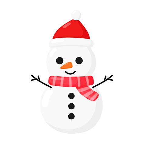 Merry Christmas Snowman Icon Png