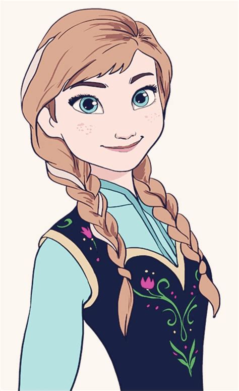 How To Draw Princess Anna From Frozen