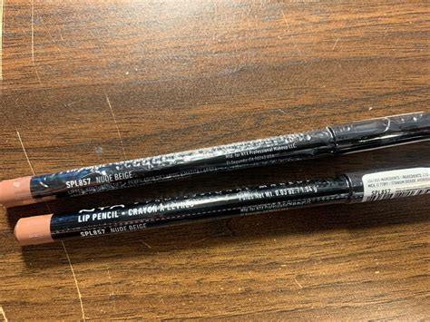 Lot Of 2 NYX Slim Lip Liner Pencil Color Nude Beige SLP 857 EBay