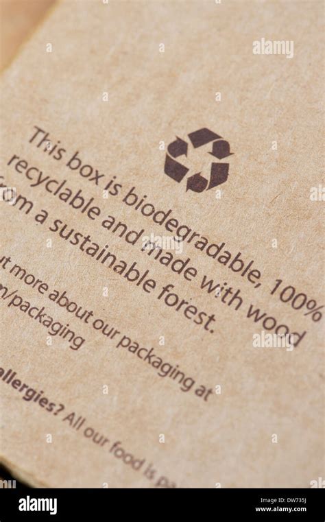 Biodegradable Box Hi Res Stock Photography And Images Alamy