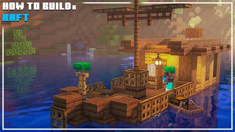 Minecraft: How to build a Raft (STARTER HOUSE) - YouTube