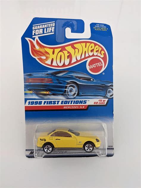 Sold Price Hot Wheels 1998 First Editions Mercedes SLK Series 11 Of 40 February 1 0122 9 00