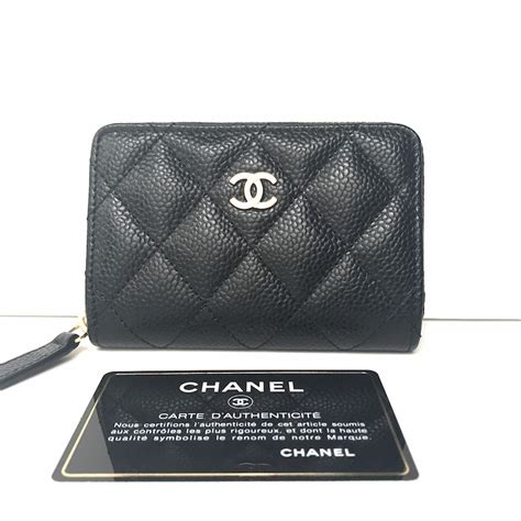 Chanel Small Wallet Black Caviar New