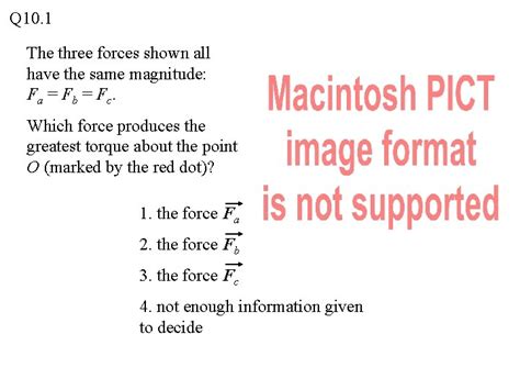 Q 10 1 The Three Forces Shown All