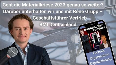 Folge 75 Interview mit Réne Grupp Geschäftsführer Vertrieb BMI