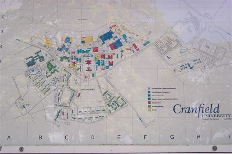 Cranfield University Campus Map