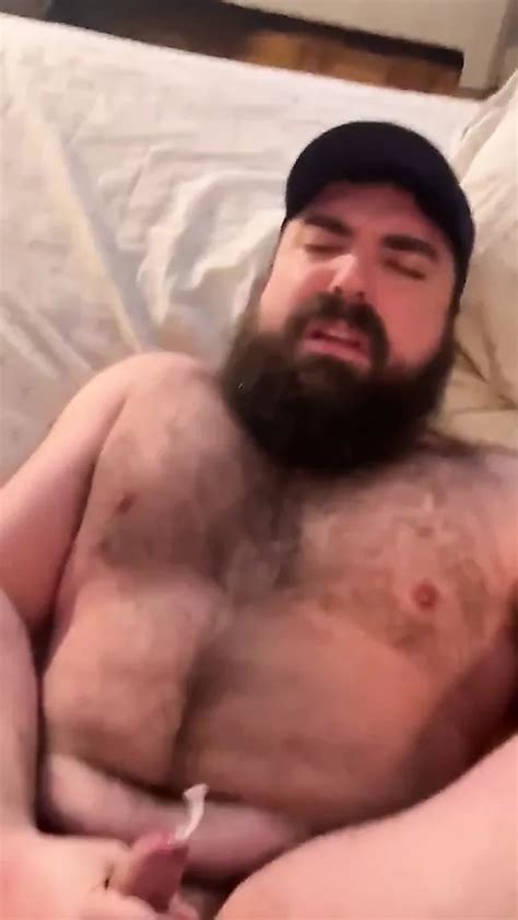 Chubby Bear Shoots Load While Getting His Ass Fucked Xhamster