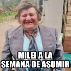 Meme Personalizado Milei A La Semana De Asumir 33181477