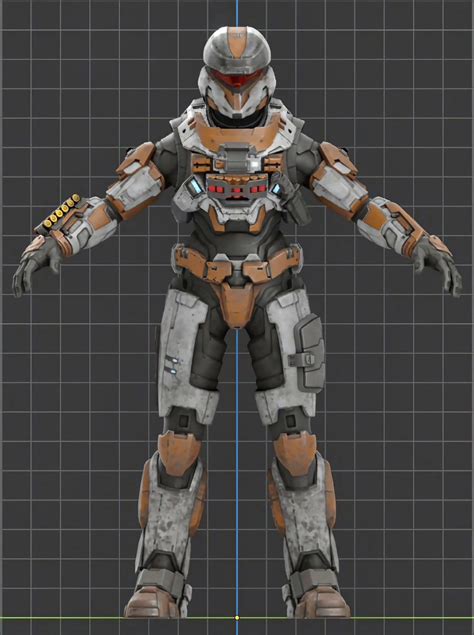 Halo Recruit Armor D Model