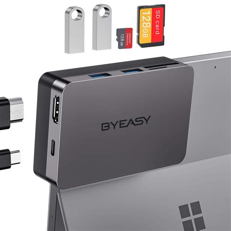 Buy BYEASY Docking Station 6 In 1 Microsoft Surface Pro 7 USBC Hub