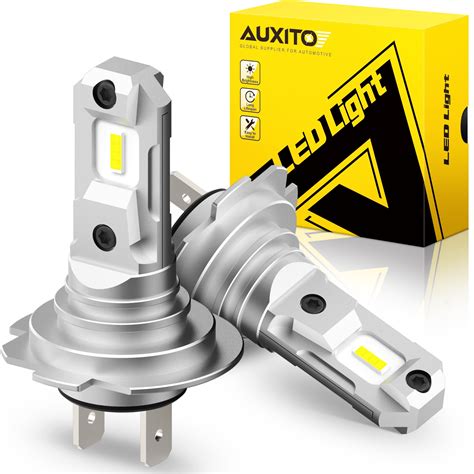 Auxito H Led Headlight Bulb Mini Size K White Csp Chips