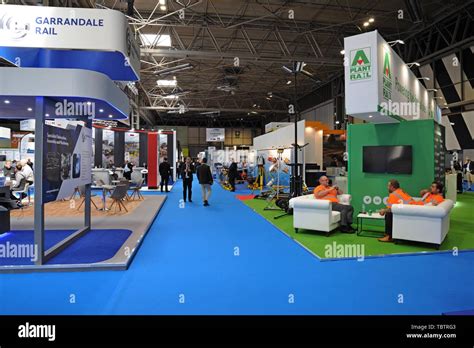 Railtex Railway Industry Exhibition Nec Birmingham April 2019 Stock