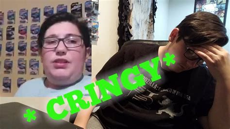 Reacting To My First Youtube Video Cringy Youtube