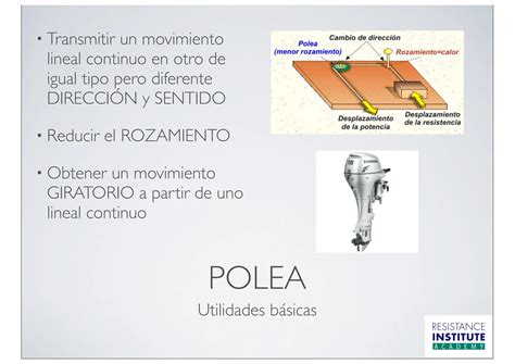 Polea Móvil Polea Fija Combinación De Poleaspdf