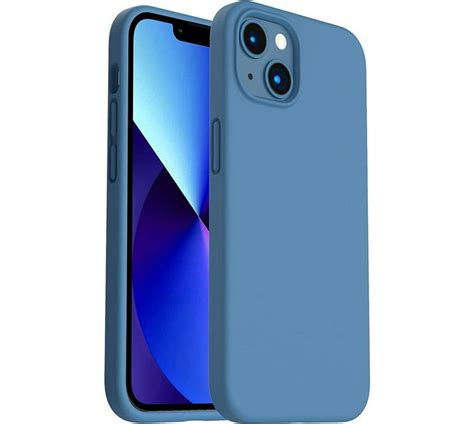 Someones In A Makro Celltime Iphone 13 Mini Shockproof Thickened Design Silicone Case Blue Mood