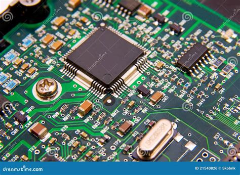 Electronic Circuit Board Stock Photo Image Of Microchip