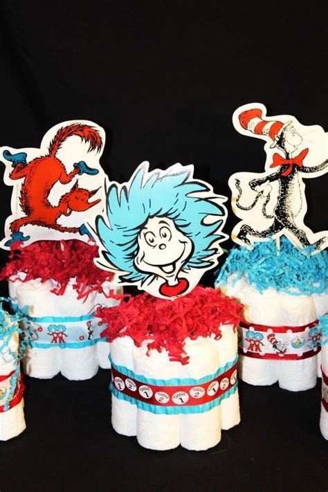 Dr Seuss Baby Shower Mini Diaper Cake Centerpieces By DesignsByBS 9